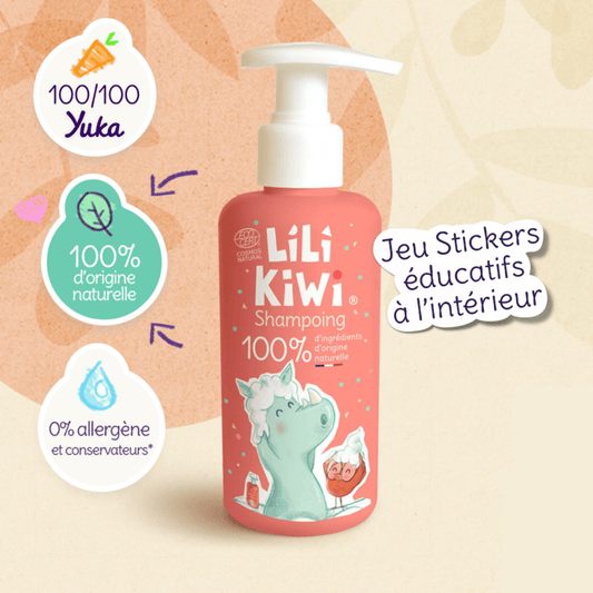 Villem LiLIKiWi orgaaniline õrn laste šampoon maasika 150ml lilikiwi.france