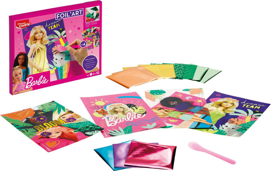 Villem MAPED BARBIE Foil Art metalliefektiga loovkomplekt kaartide valmistamiseks Maped