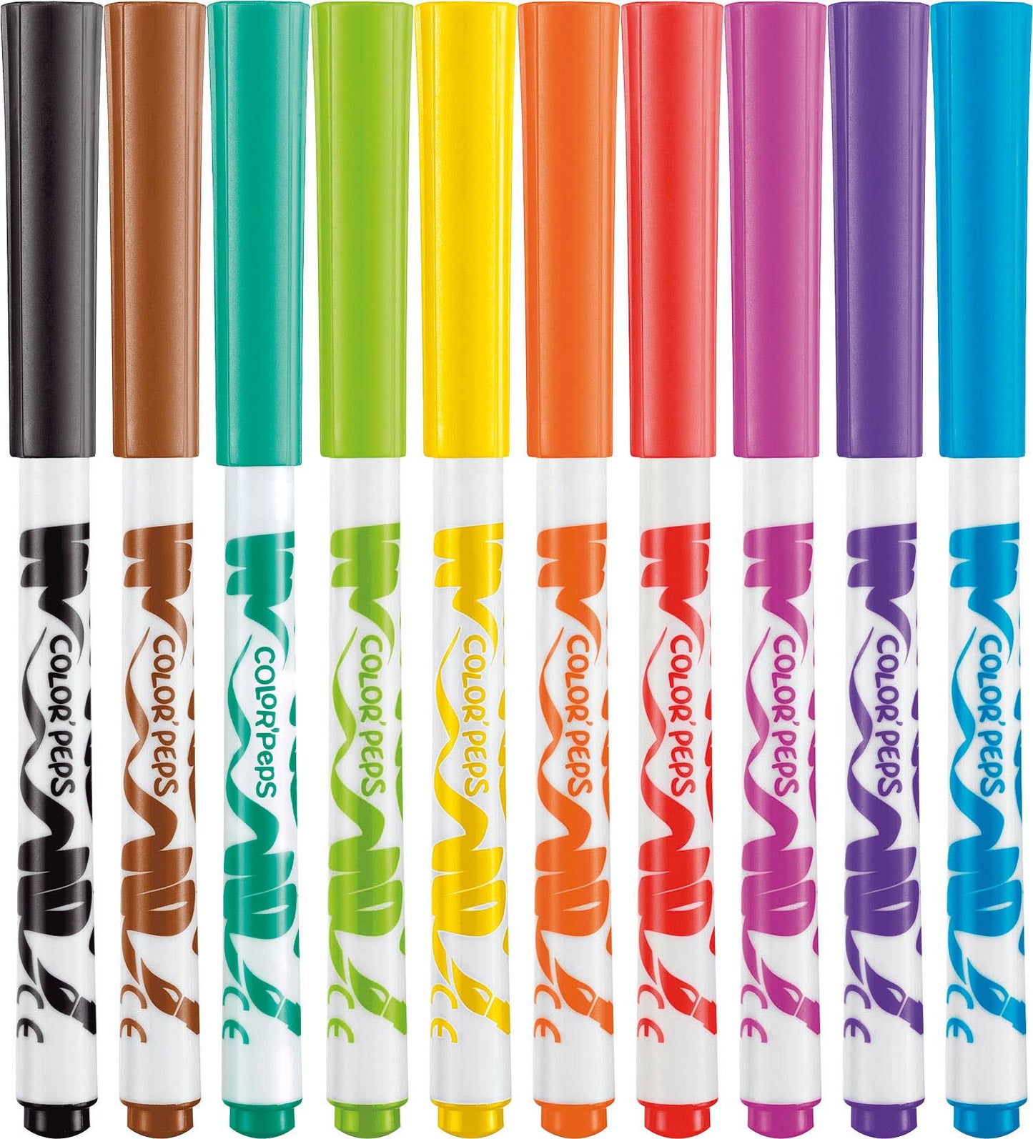 Villem MAPED Color'Peps Brush pintselotsaga viltpliiatsid 10 tk Maped