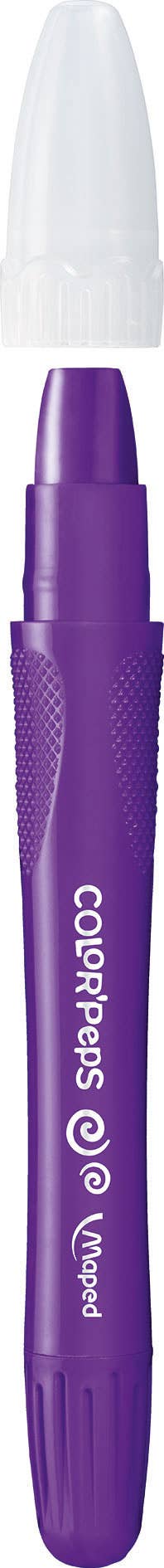 Villem MAPED Color'Peps geelkriitide komplekt pintsli ja karbiga 10 värvi Maped