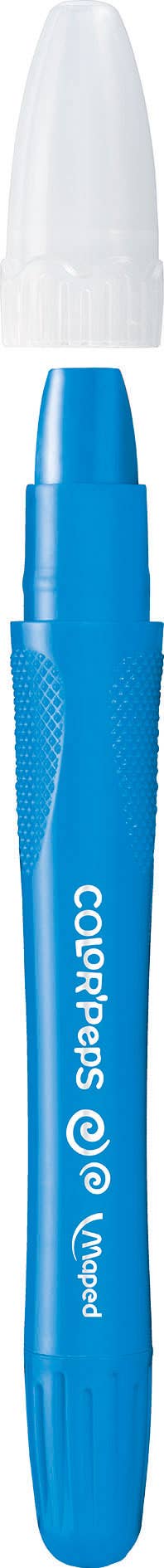 Villem MAPED Color'Peps geelkriitide komplekt pintsli ja karbiga 10 värvi Maped