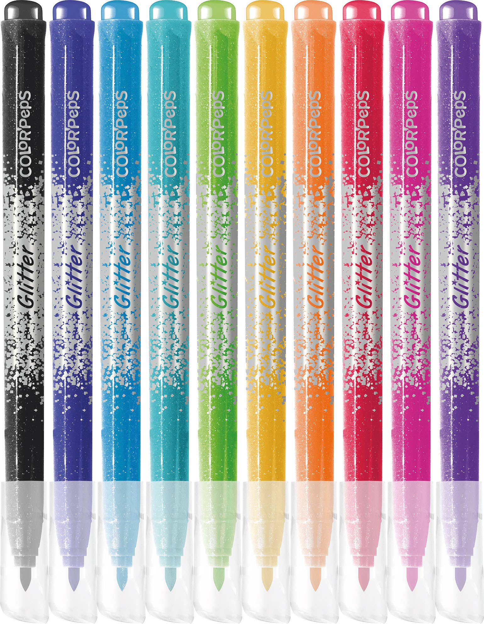 Villem MAPED Color'Peps Glitter sädelevad viltpliiatsid 10 värvi Maped