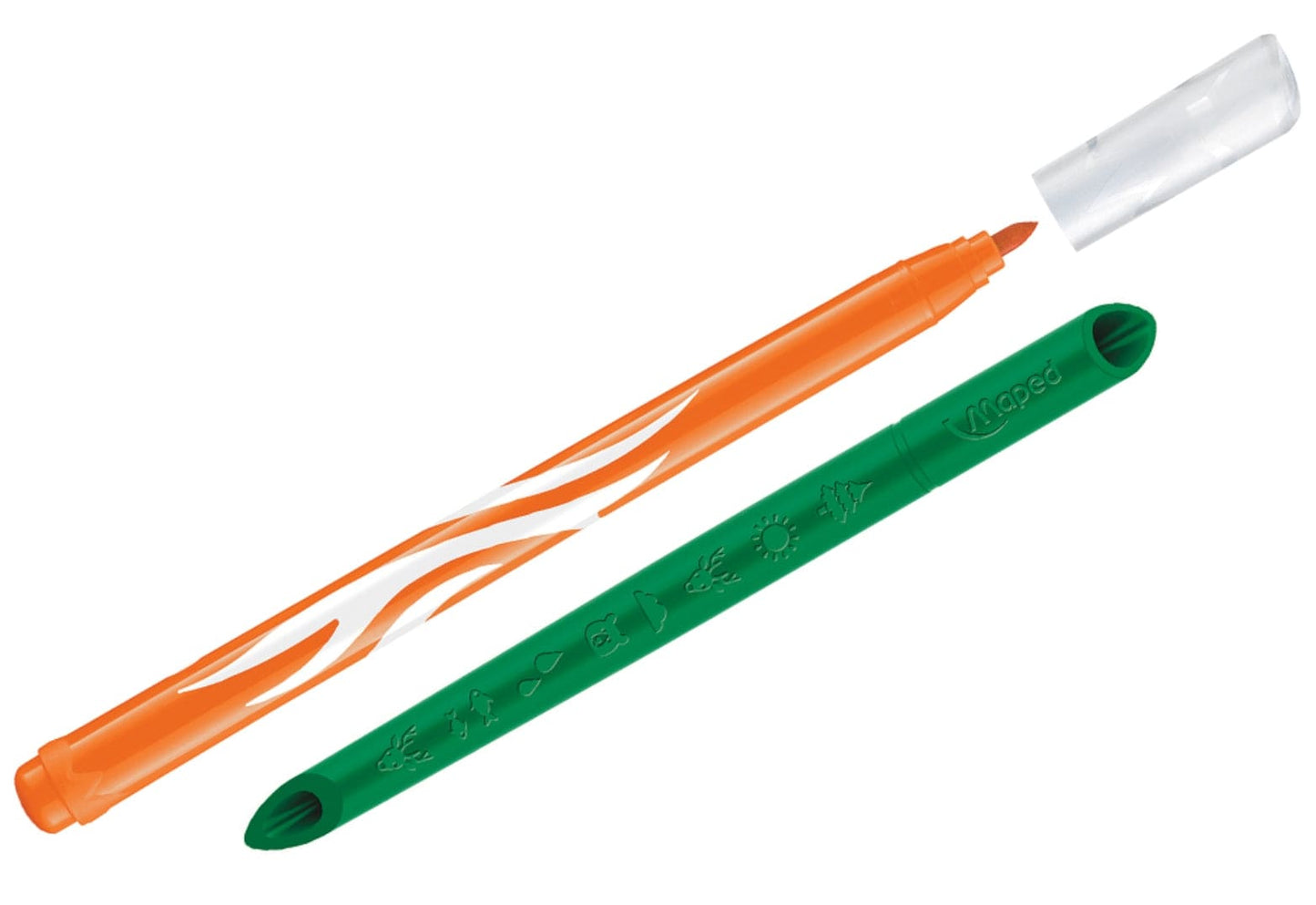 Villem MAPED Color Peps Jungle 12 viltpliiatsid tk + Infinity pliiatsid 15 tk komplekt Maped