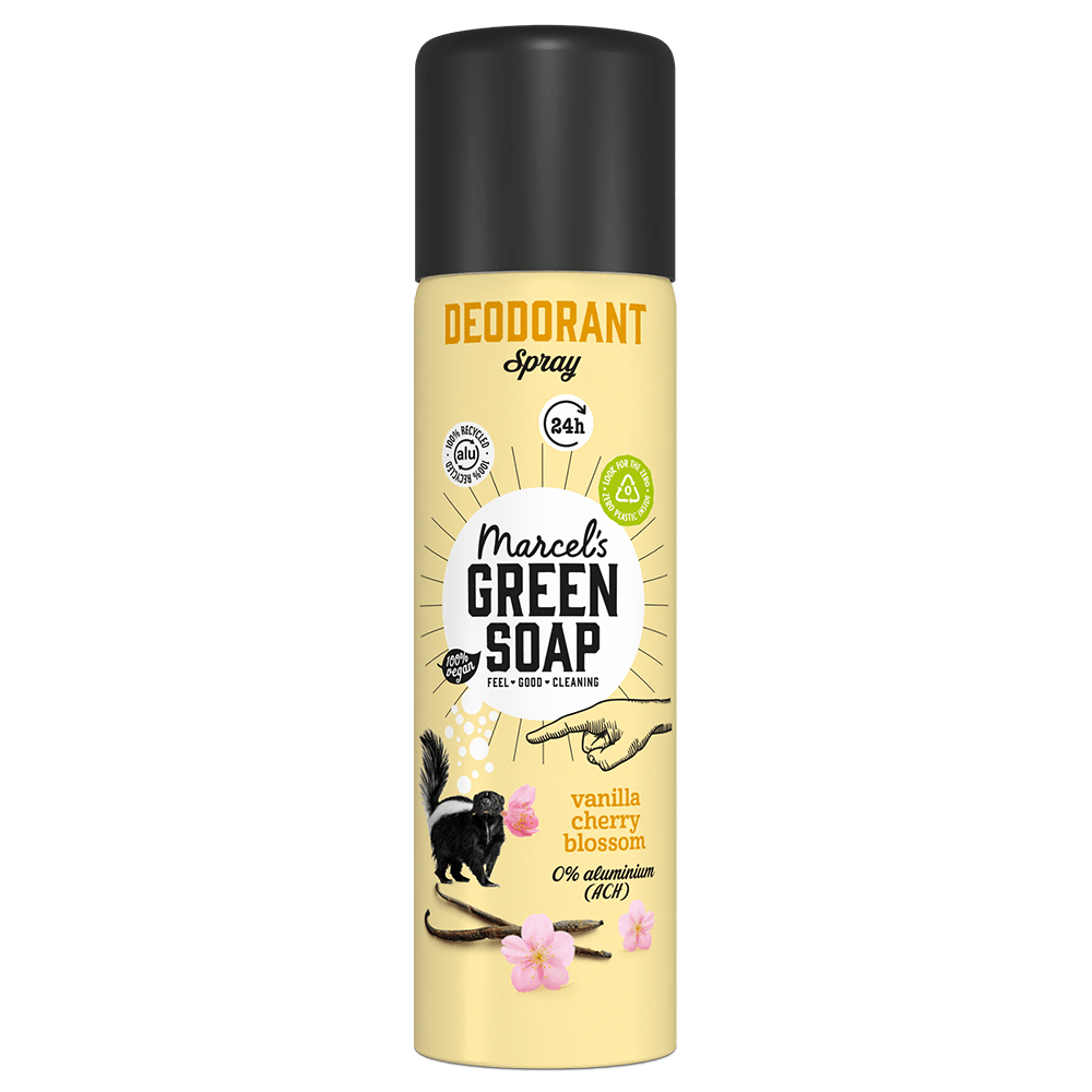 Villem Deodorant Spray Vanilla & Cherry Blossom (150ml) Marcel's Green Soap