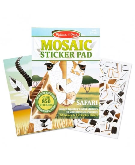 Villem MELISSA & DOUG mosaiikkomplekt Safari loomad Melissa & Doug