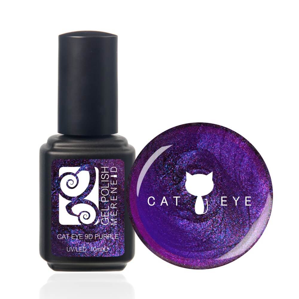 Villem Mereneid Geellakk – Cat Eye 9D Purple – 10 ml Mereneid