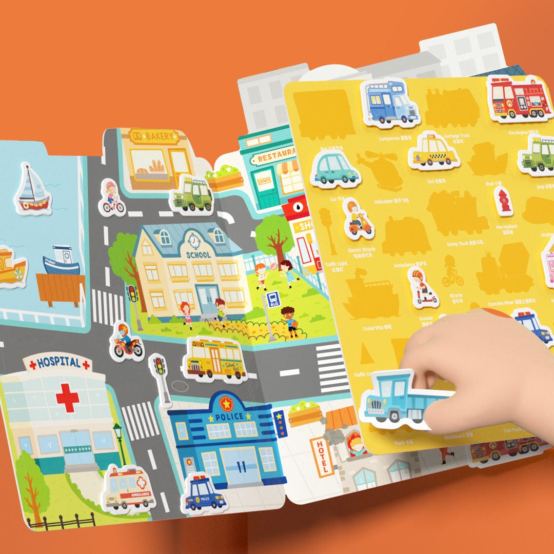 Villem Daugkartiniai lipdukai Eismas gatvėje Mideer