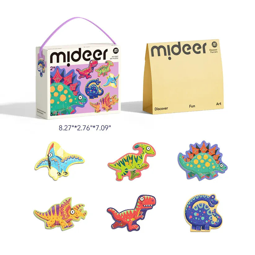 Villem MIDEER 6-in-1 puslekomplekt - Armsad dinosaurused Mideer