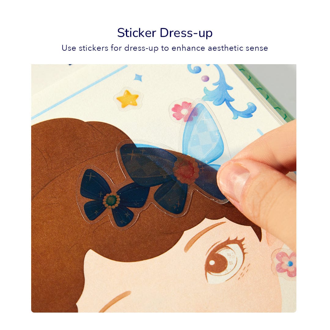 Villem MIDEER DIY tegelusvihik "Make-up book Princess Party" Mideer