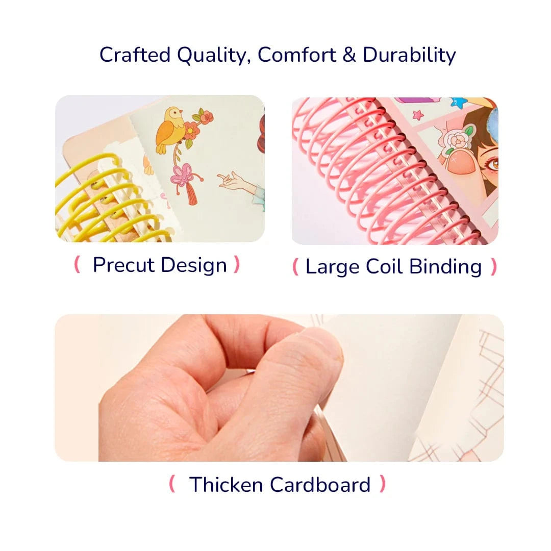 Villem MIDEER DIY tegelusvihik "Royal Vintage Attire" Mideer