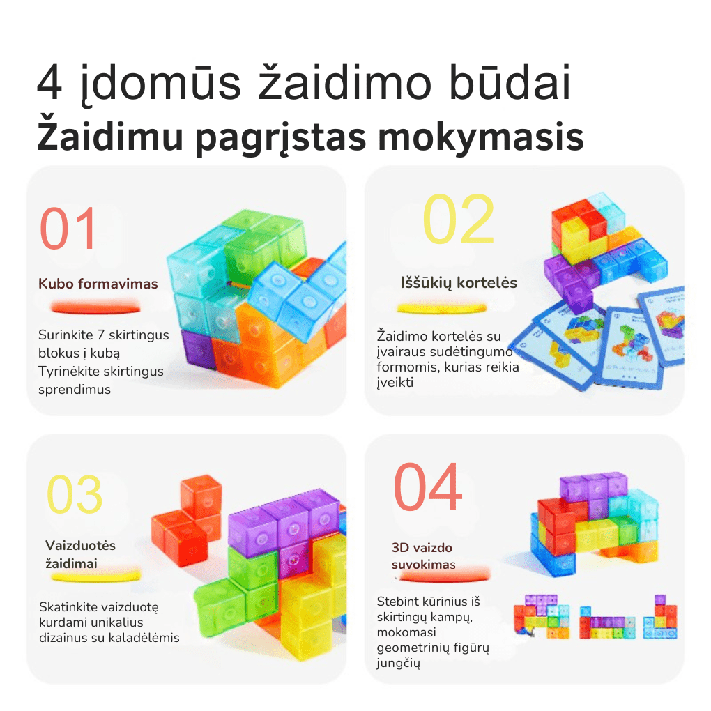 Villem MIDEER magnetilised ehituskuubikud Mideer