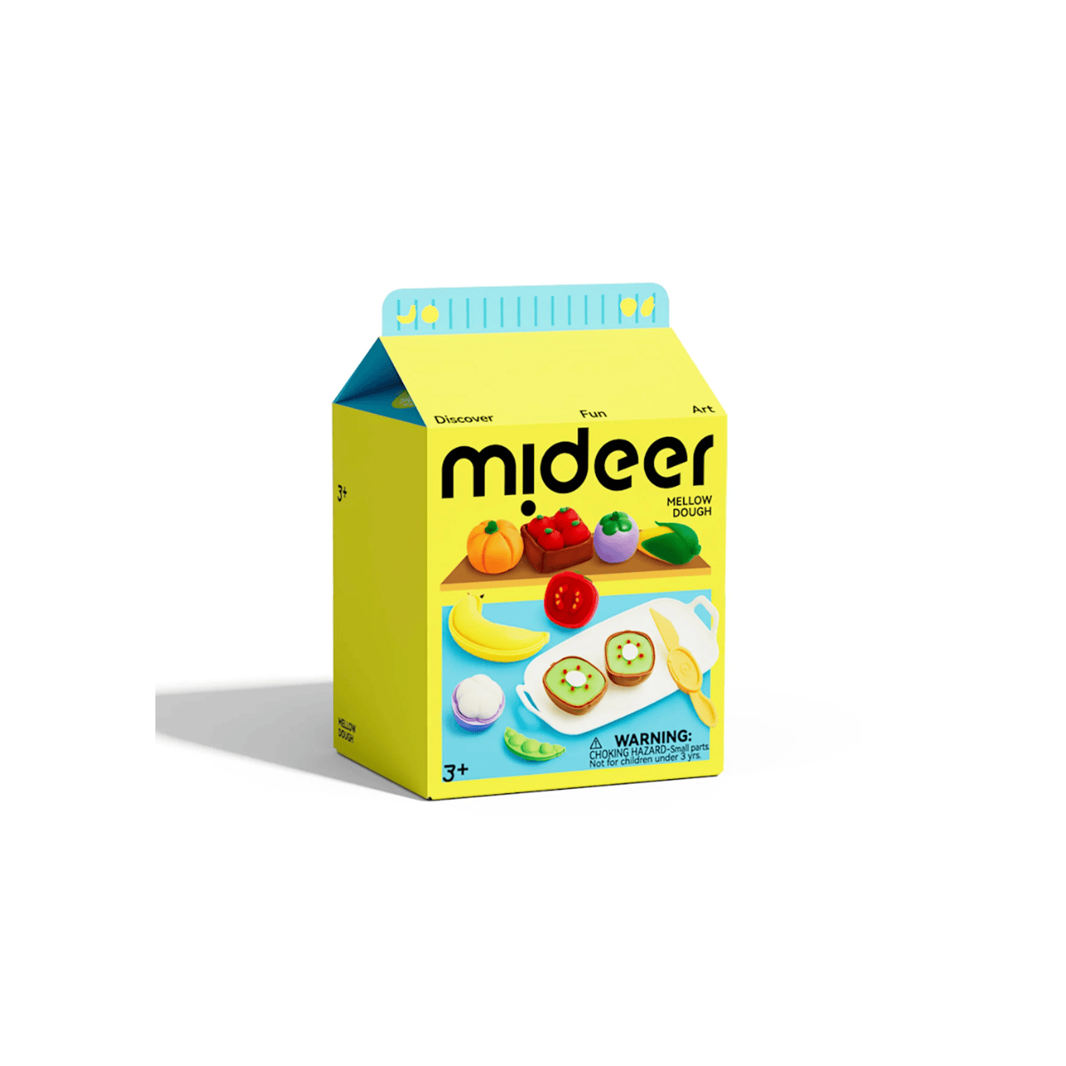 Villem MIDEER modelleerimismassi komplekt– Puu- ja köögiviljad Mideer