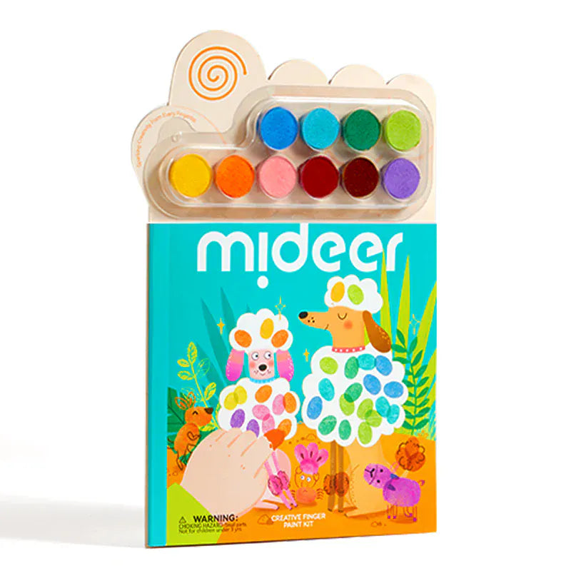 Villem MIDEER sõrmedega maalimise album KOERAD Mideer