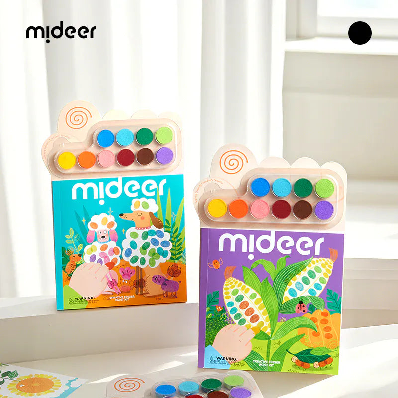 Villem MIDEER sõrmedega maalimise album KOERAD Mideer
