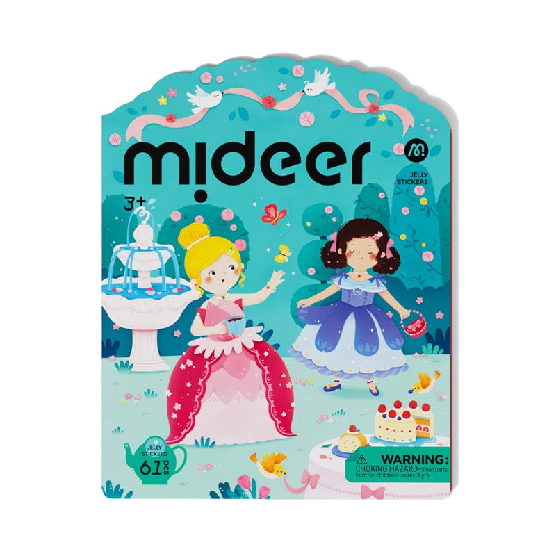 Villem MIDEER taaskasutatavate kleepsudega raamat „Printsesside maailmas” Mideer