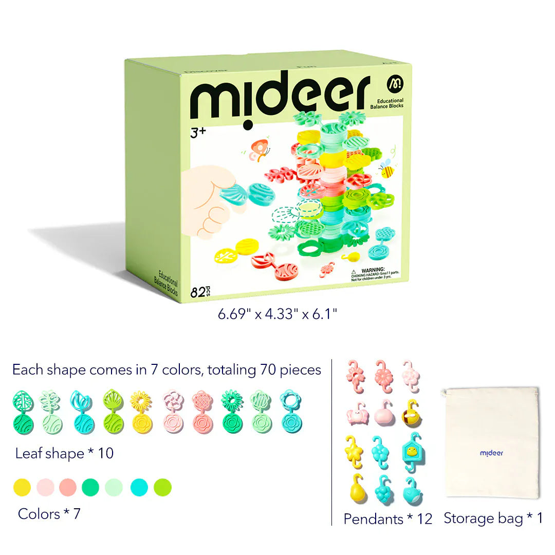 Villem MIDEER tasakaalu klotsid 82tk Mideer