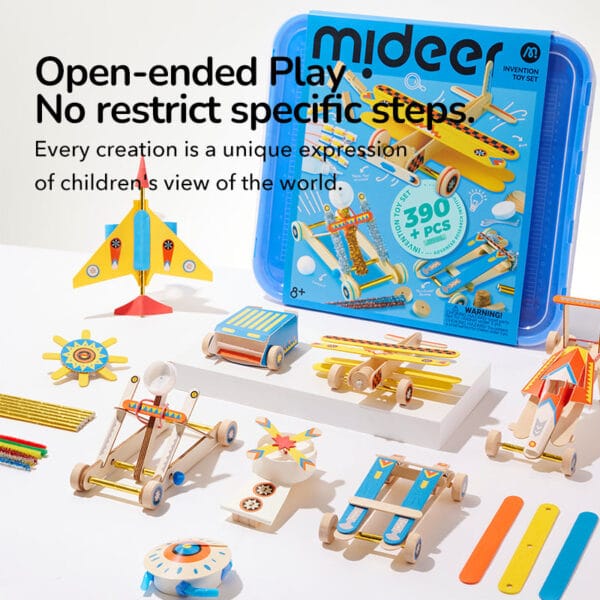 Villem MIDEER vabamängu loovkomplekt "Maxi" 390+ osa Mideer