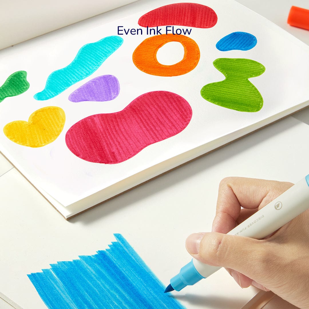 Villem Translucent Dual Tip Marker 24 Colors Mideer