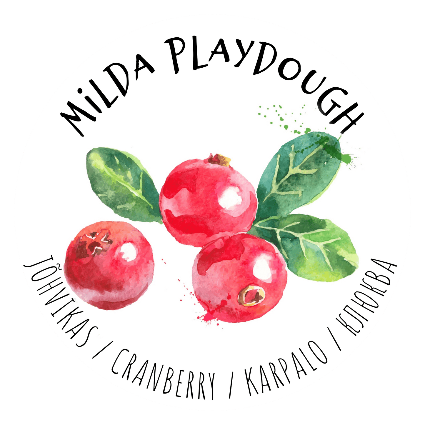 Villem Milda Plastiliin Jõhvikas Milda Playdough