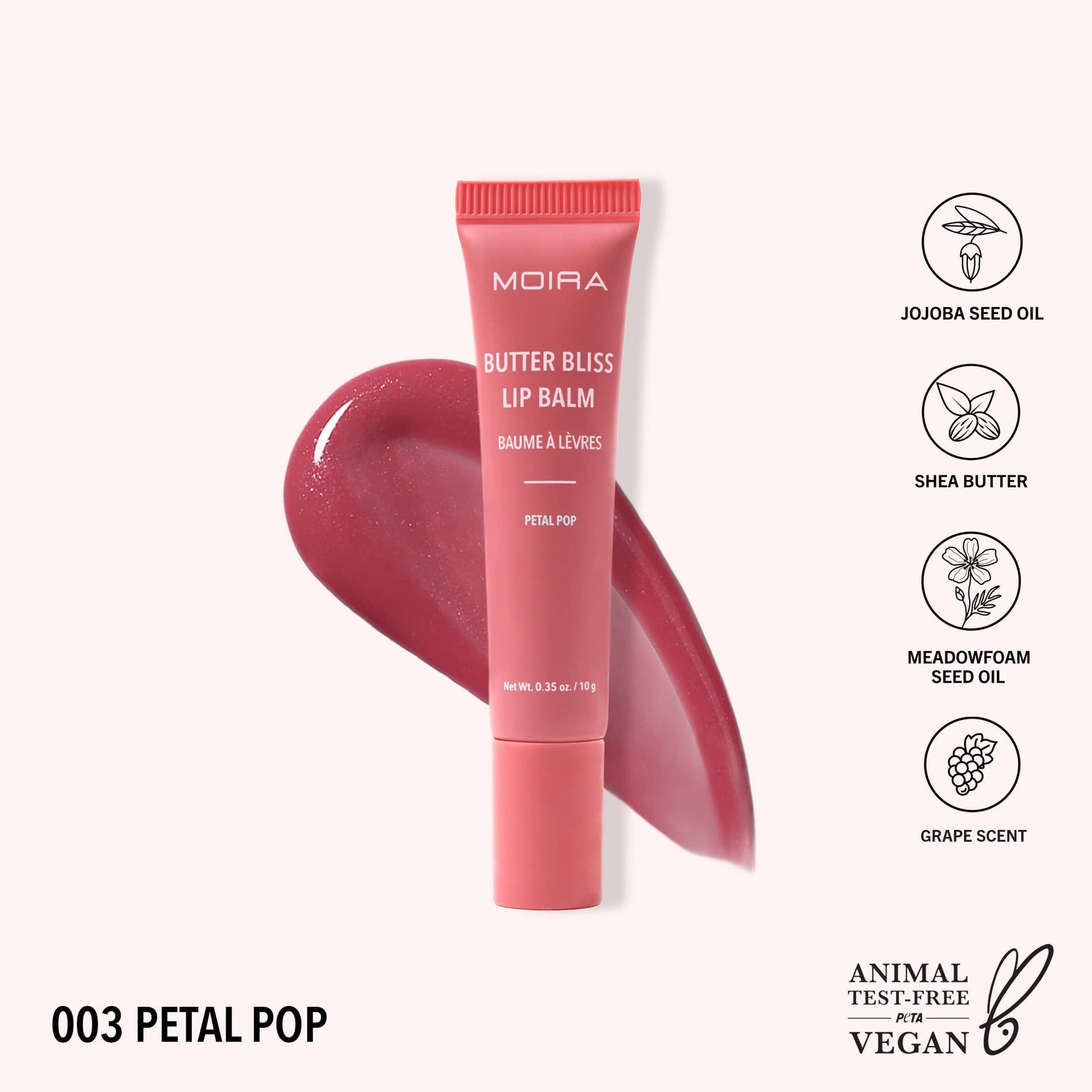 Villem MOIRA Butter Bliss Lip Balm 003 Petal Pop MOIRA