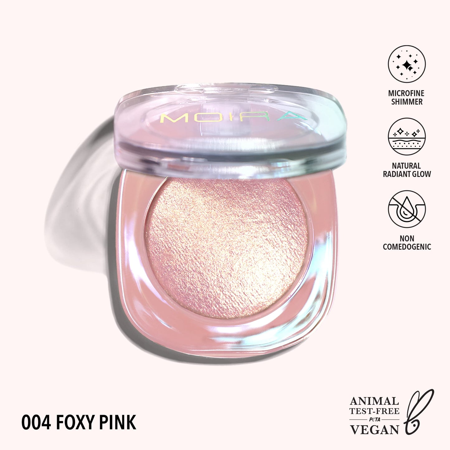 Villem MOIRA Dreamlight Highlighter 004 Foxy Pink MOIRA