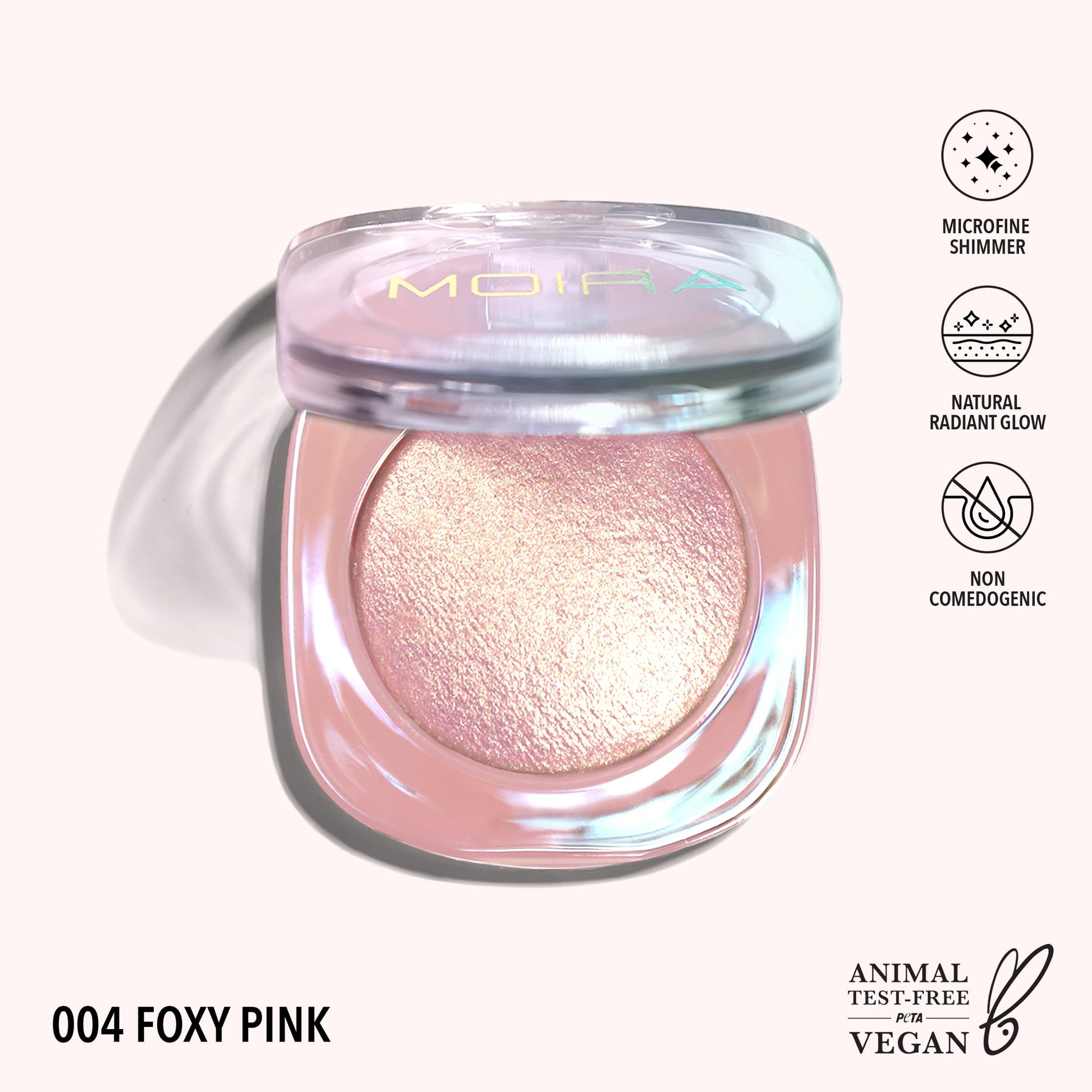 Villem MOIRA Dreamlight Highlighter 004 Foxy Pink MOIRA