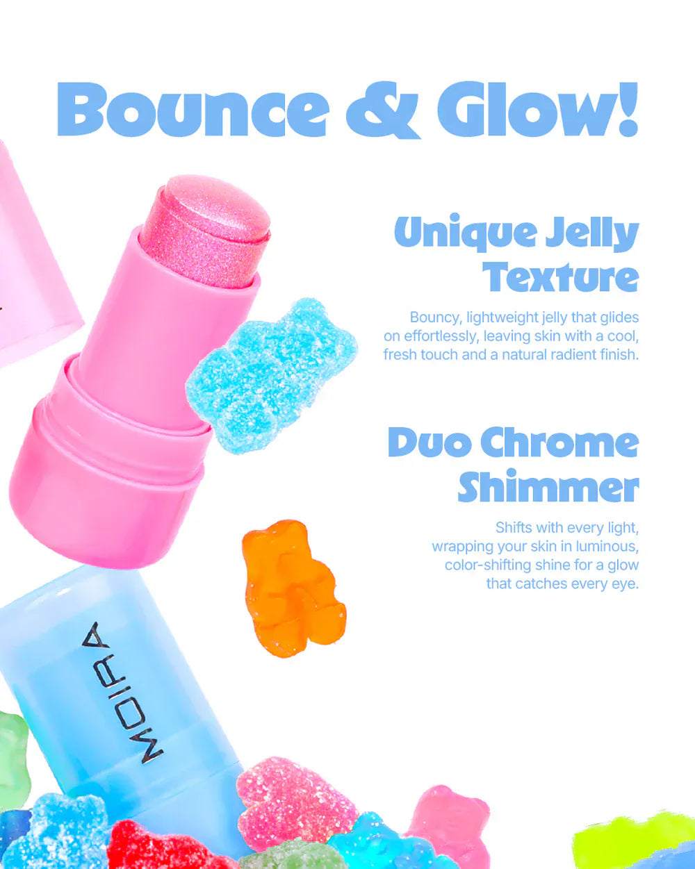 Villem MOIRA Icy Glow Jelly Stick 005 Frosted Caramel MOIRA