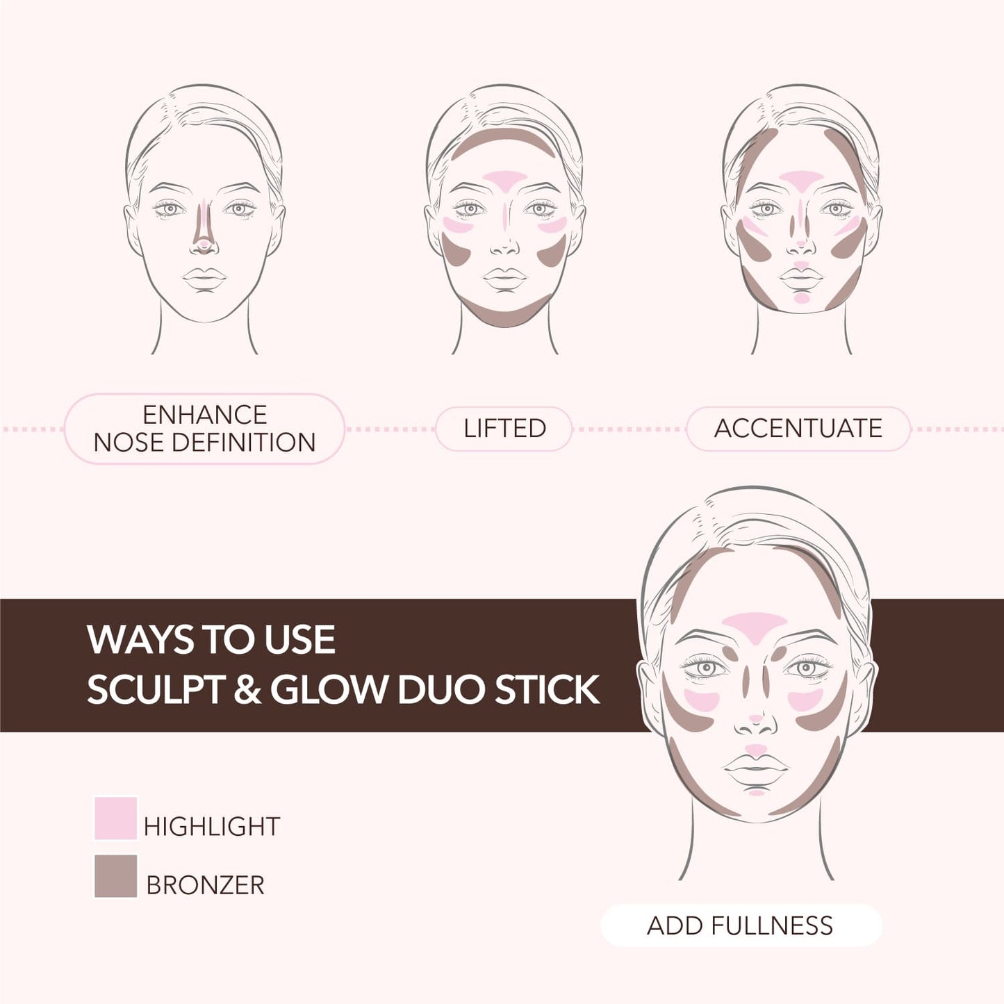 Villem MOIRA Sculpt & Glow Duo Stick 400 Glowing Up! MOIRA