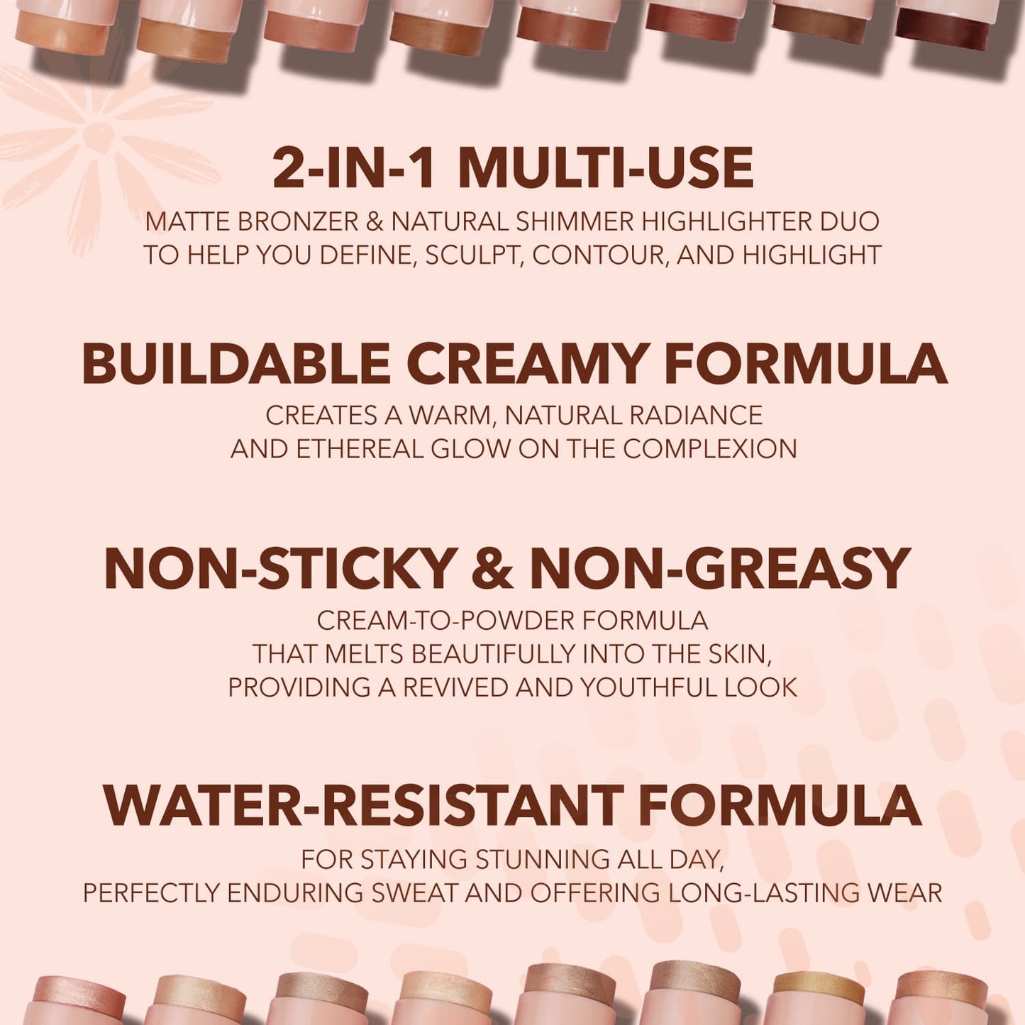 Villem MOIRA Sculpt & Glow Duo Stick 500 Beach Happy MOIRA