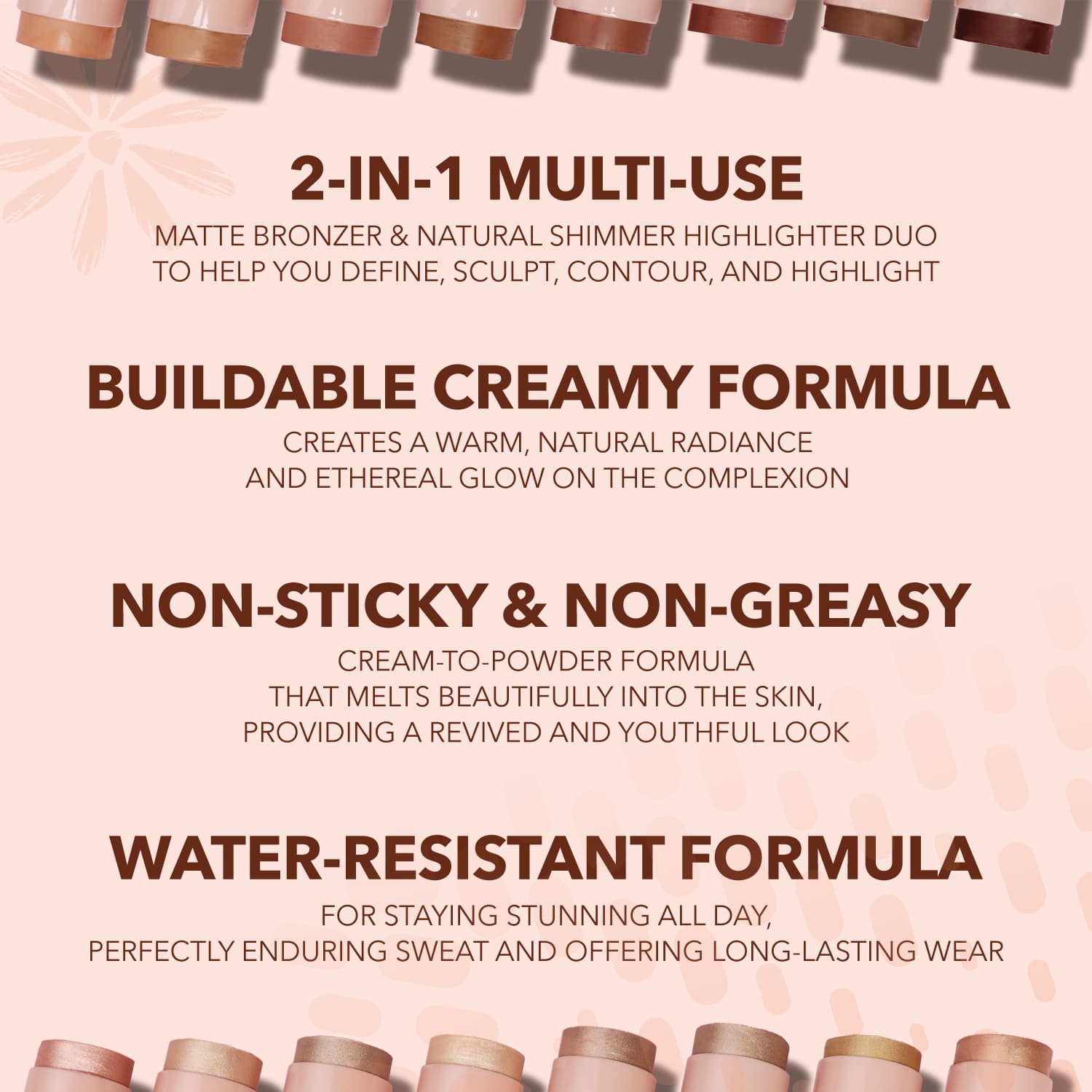 Villem MOIRA Sculpt & Glow Duo Stick 500 Beach Happy MOIRA