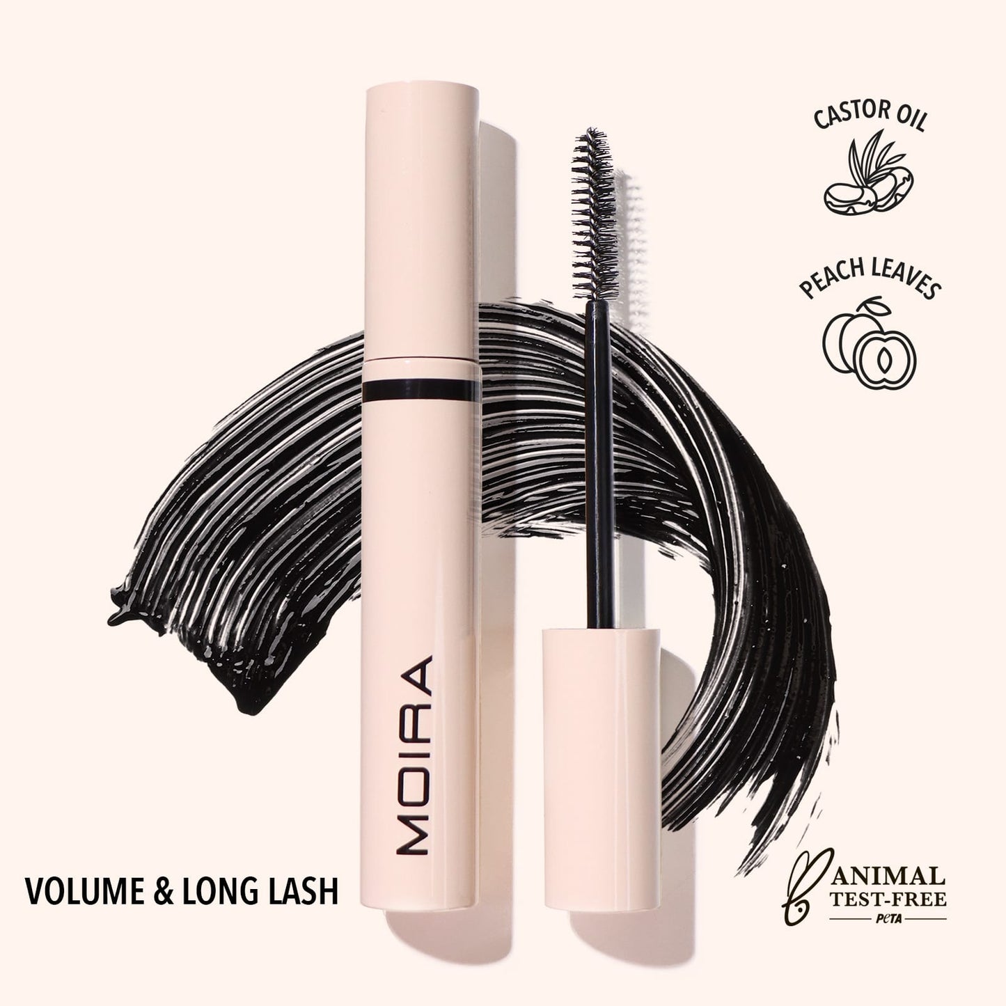 Villem MOIRA Volume & Long Lash Mascara- Must MOIRA