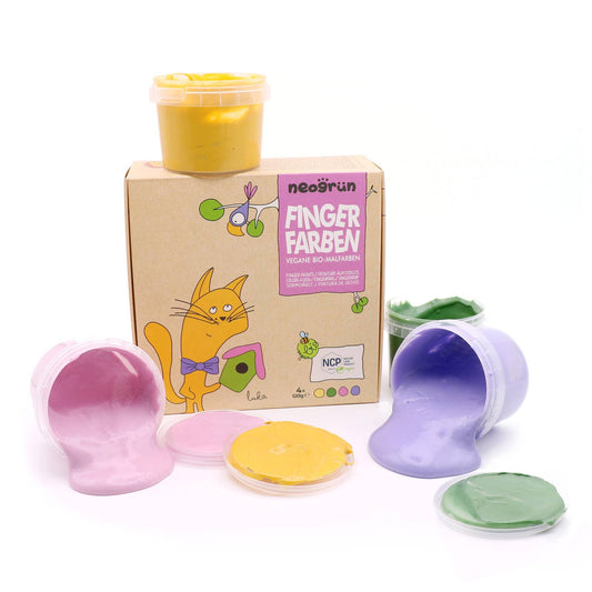 Villem Neogrün orgaaniliste näpuvärvide komplekt LUKA 4x120 g NEOGRÜN