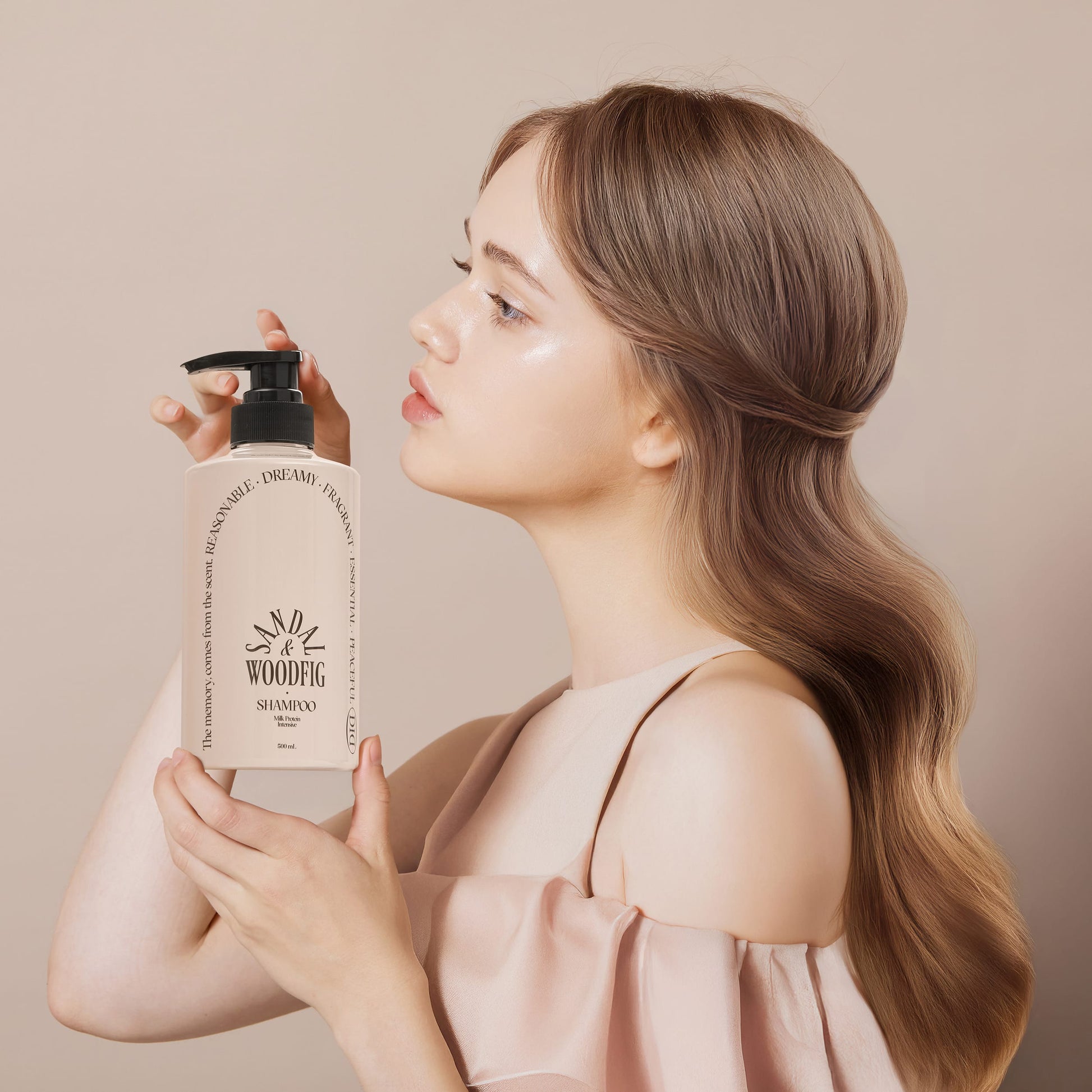 Villem ODID Milk Protein Intensiivne Šampoon kuivadele juustele - Sandalwood Fig 500ml ODID