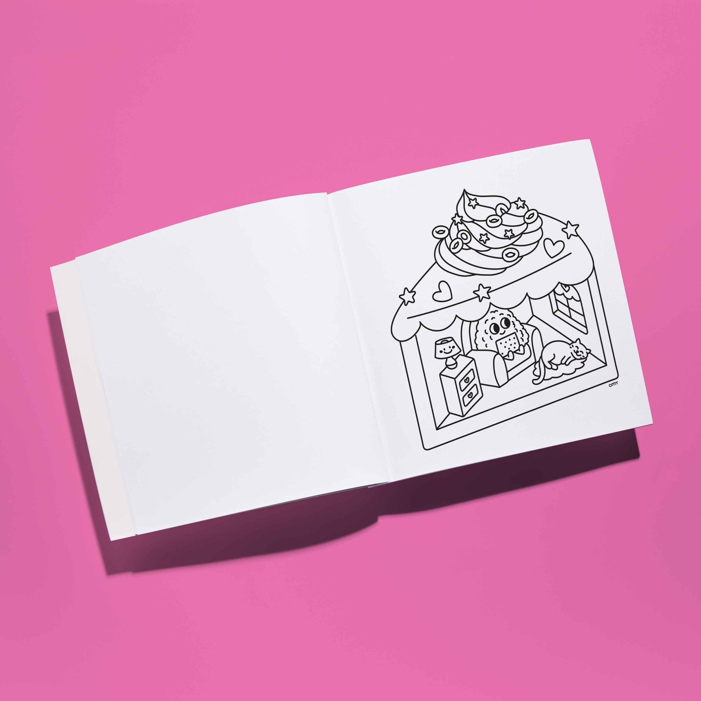 Villem COZY ART COLORING BOOK - KAWAI OMY