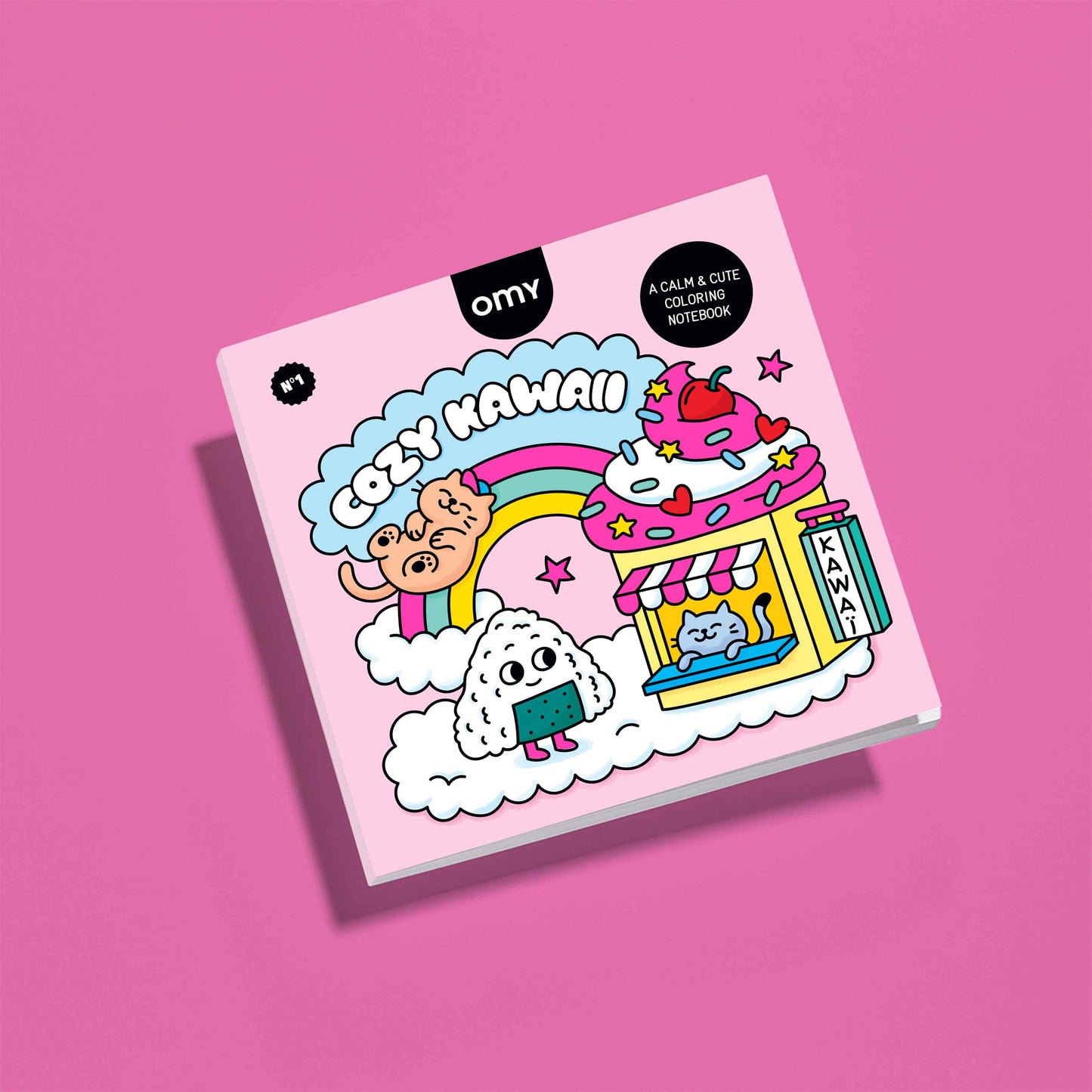 Villem COZY ART COLORING BOOK - KAWAI OMY