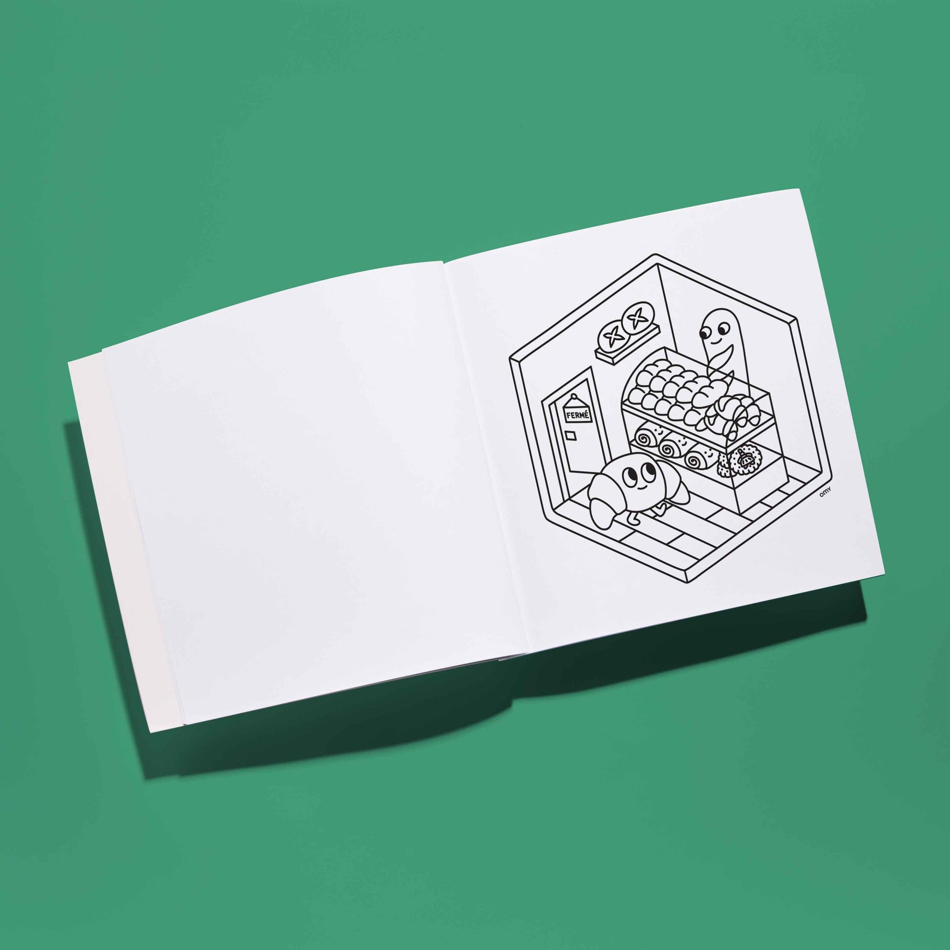 Villem COZY ART COLORING BOOK - PARIS OMY