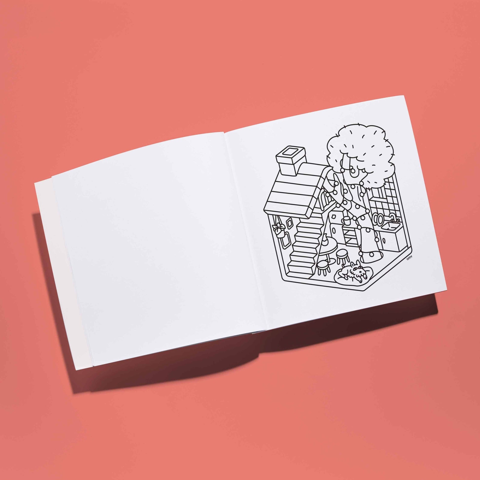 Villem COZY ART COLORING BOOK - YUMMY OMY