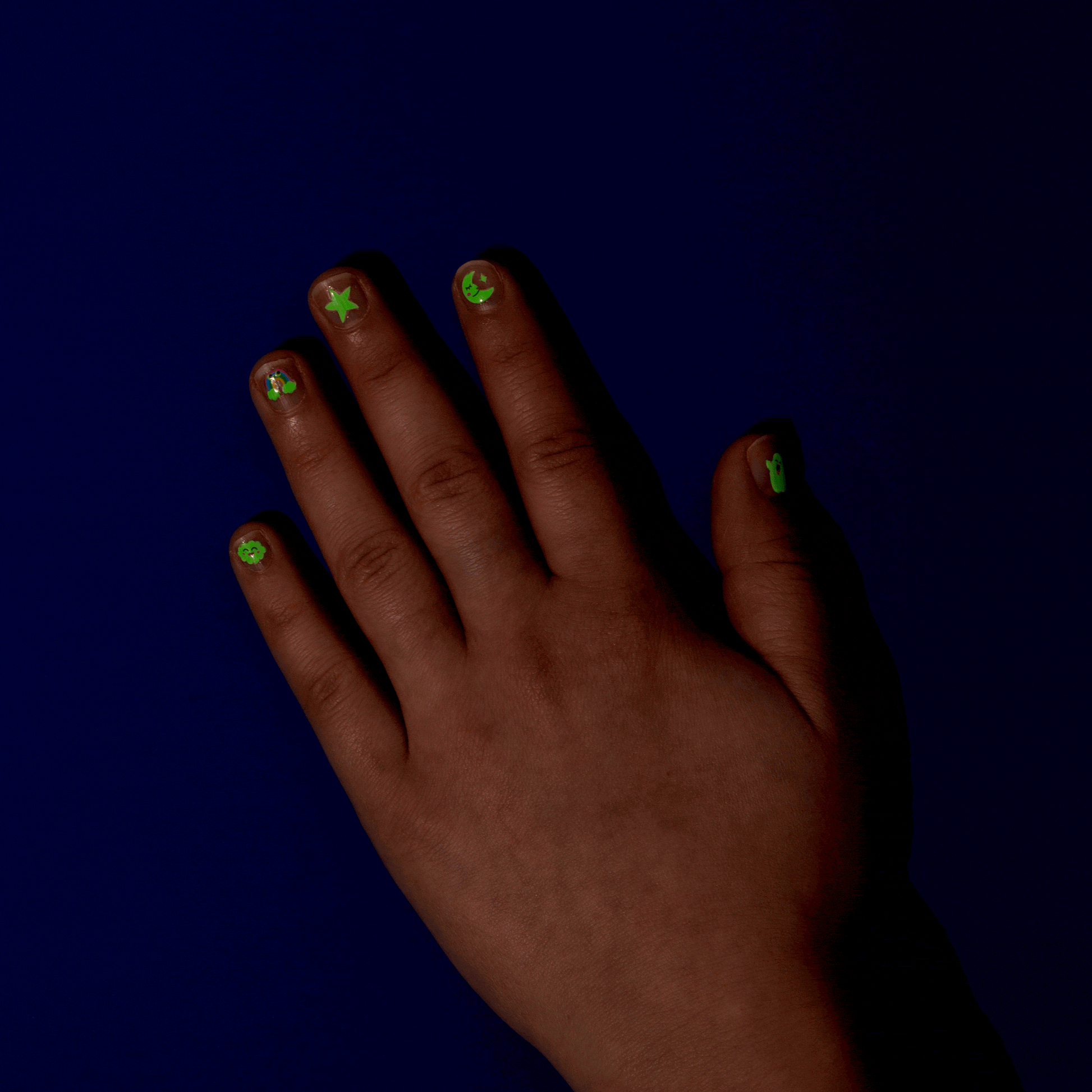 Villem GLOW PARTY - NAIL STICKERS OMY