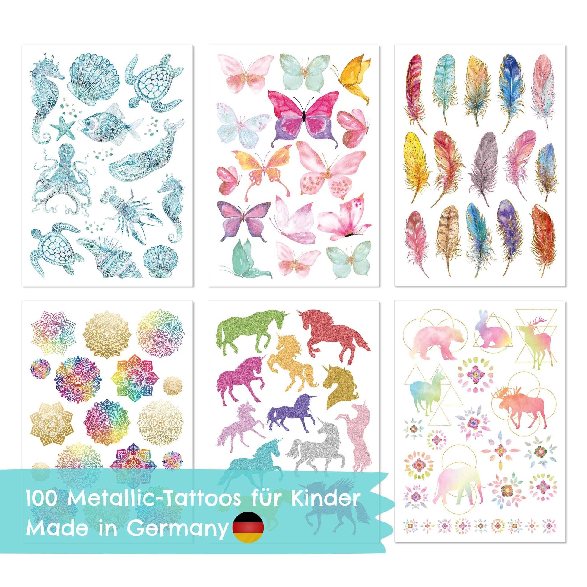 Villem 100 ajutist tätoveeringut – hobused ja mandalad Papierdrachen