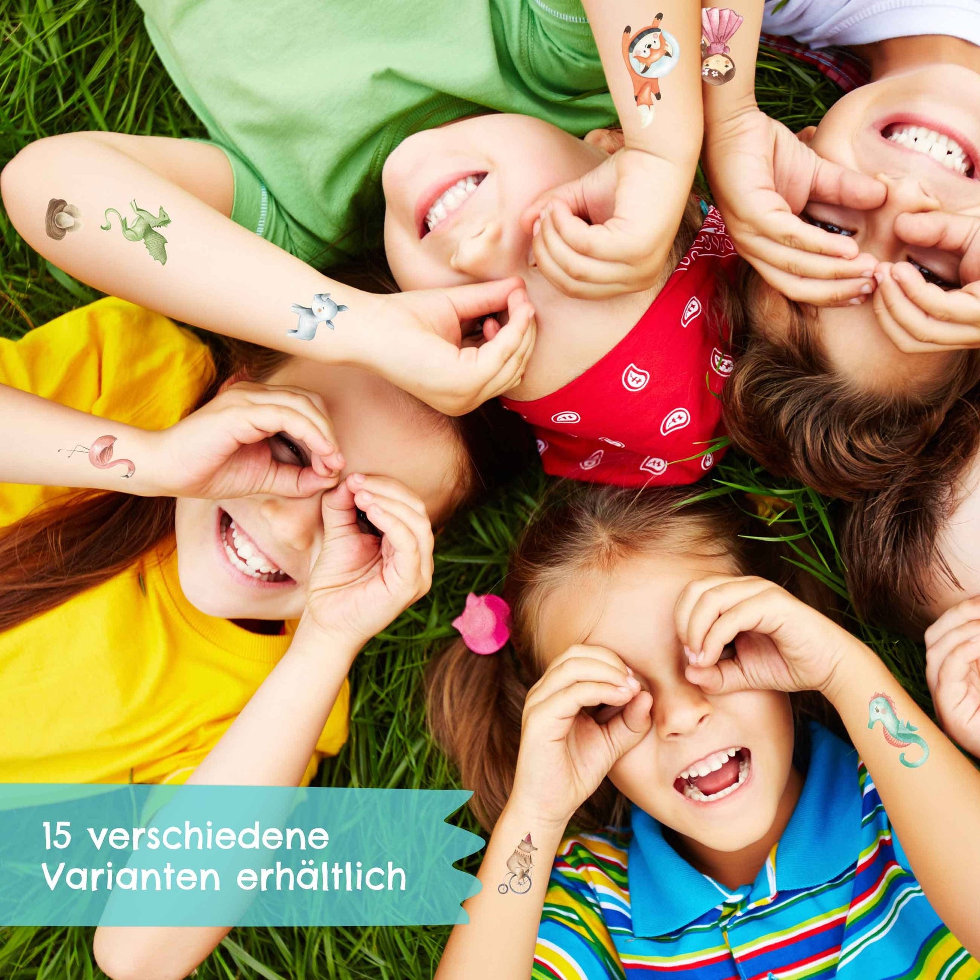 Villem 🦄 100 ajutist tätoveeringut – sünnipäevapidu tüdrukutele Papierdrachen