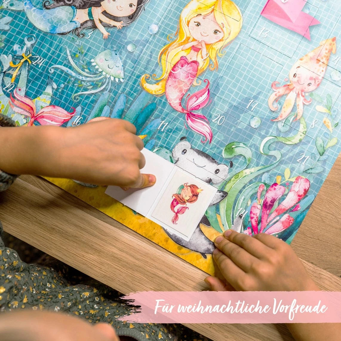 Villem Advendikalender tätoveeringutega - MERMAID Papierdrachen
