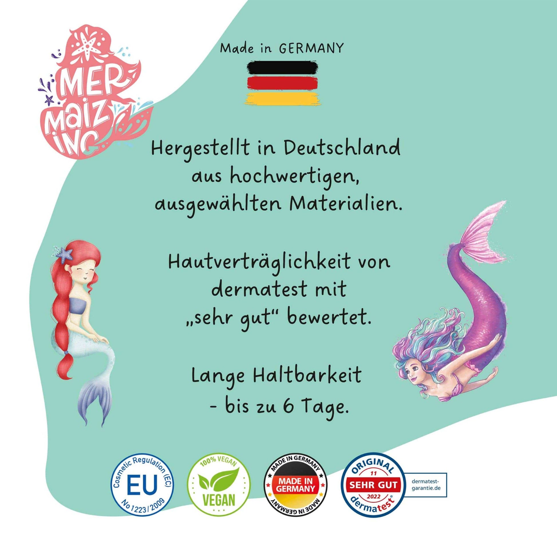 Villem Papierdrachen Kids' Tattoos - Mermaids Papierdrachen
