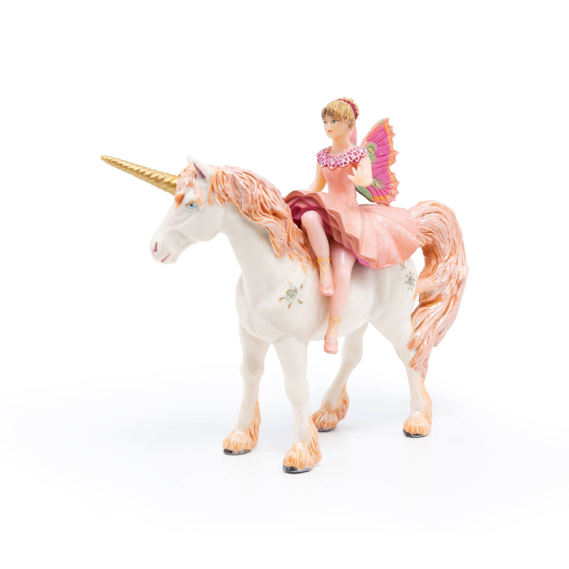 Villem Ballerina figurine on her unicorn Papo