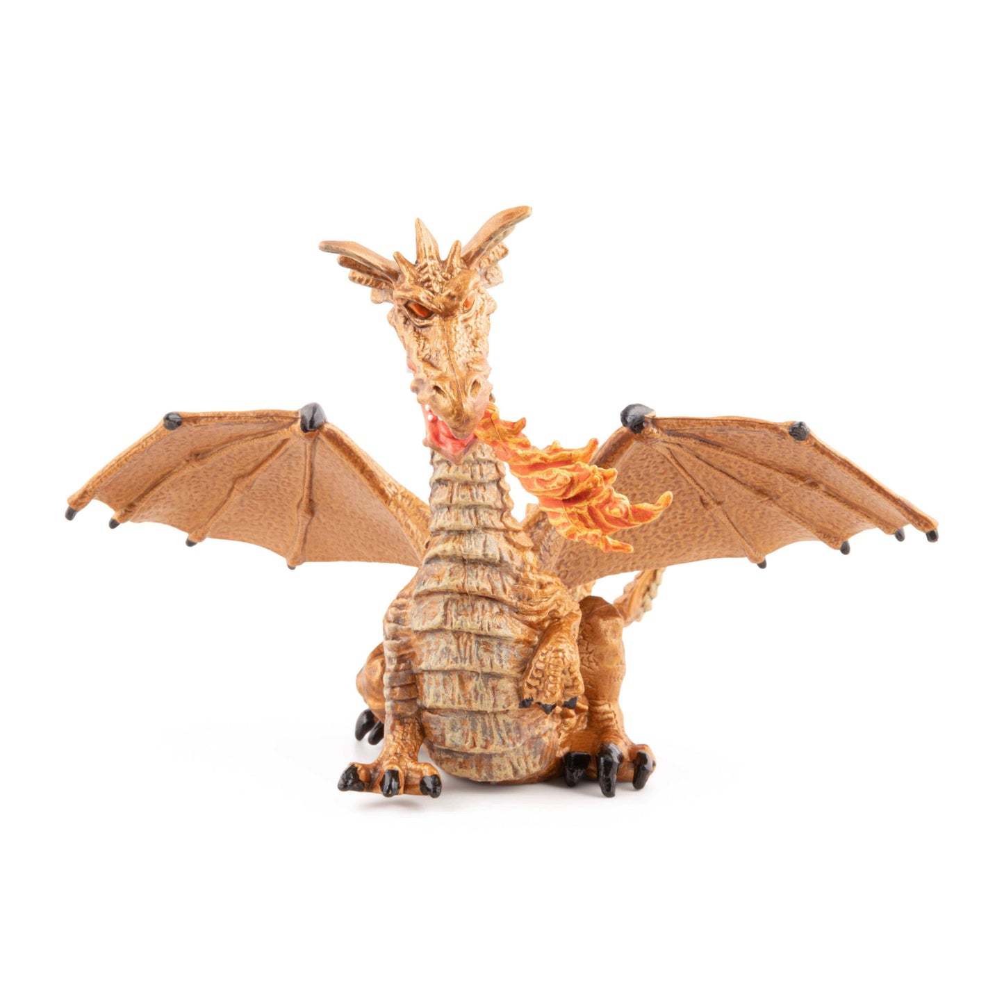 Villem Gold dragon figurine with flame Papo
