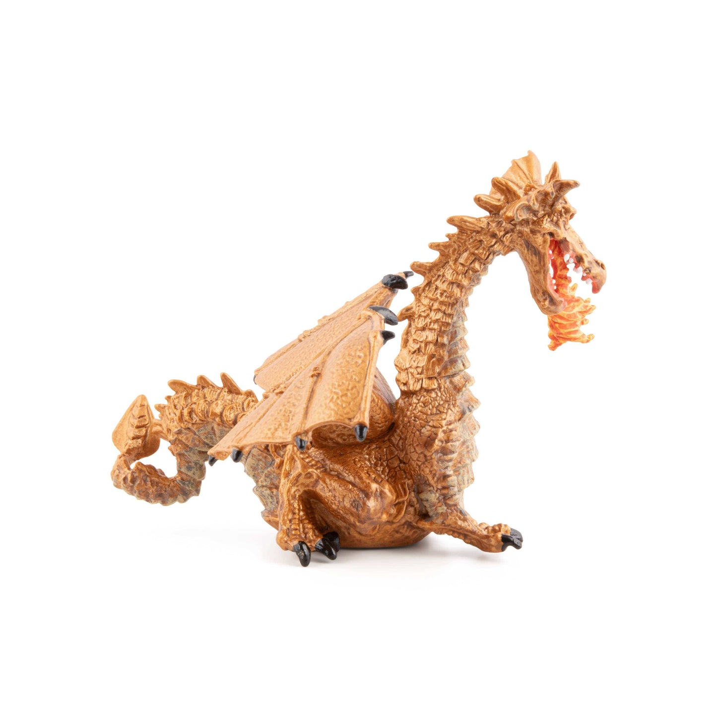 Villem Gold dragon figurine with flame Papo