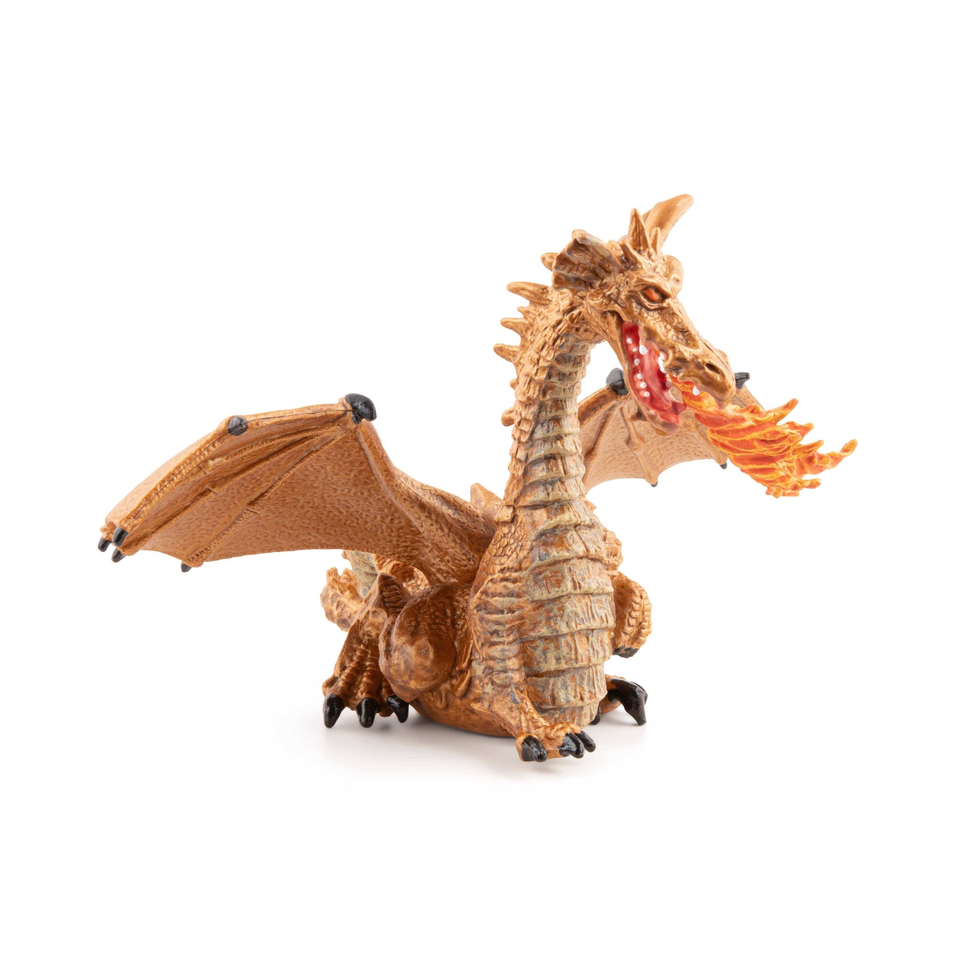 Villem Gold dragon figurine with flame Papo