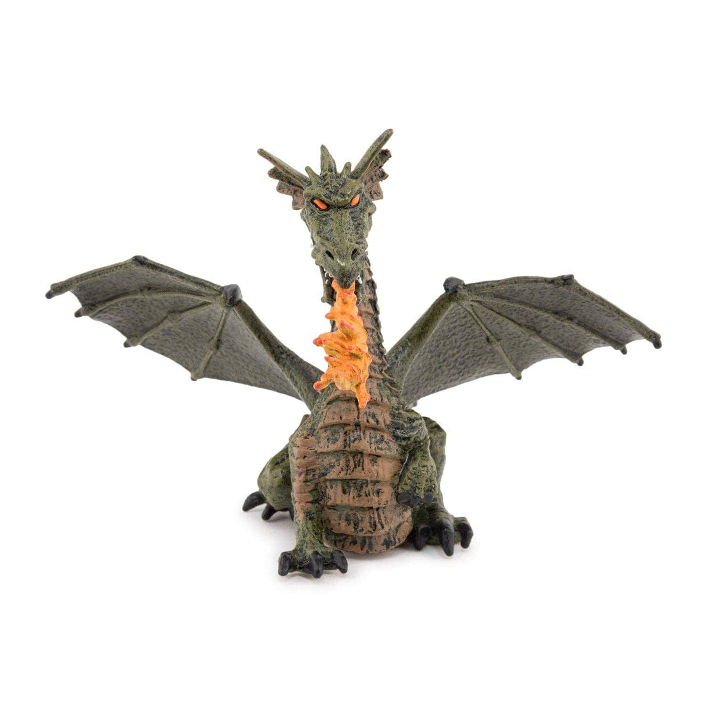 Villem Green winged dragon figurine with flame Papo