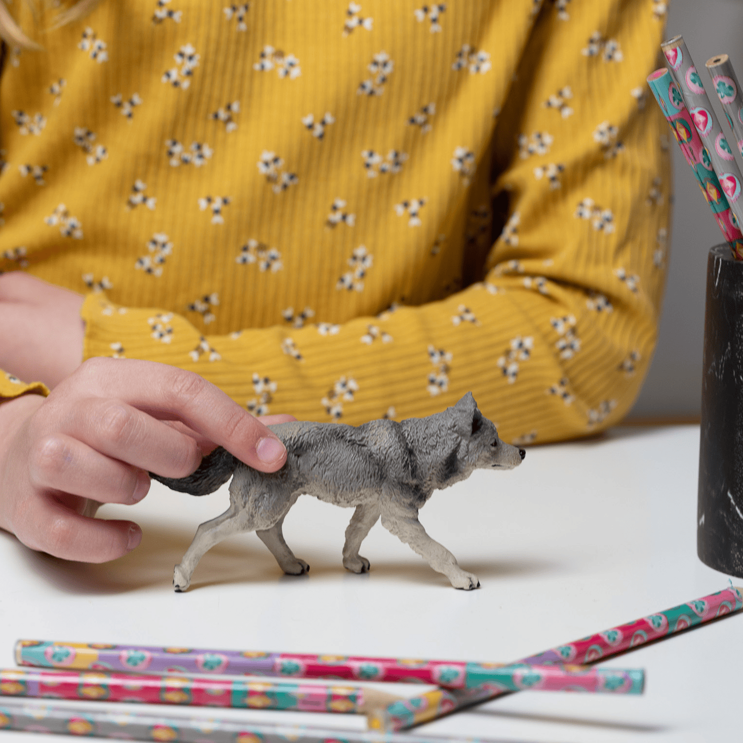 Villem Grey She-Wolf Figurine Papo