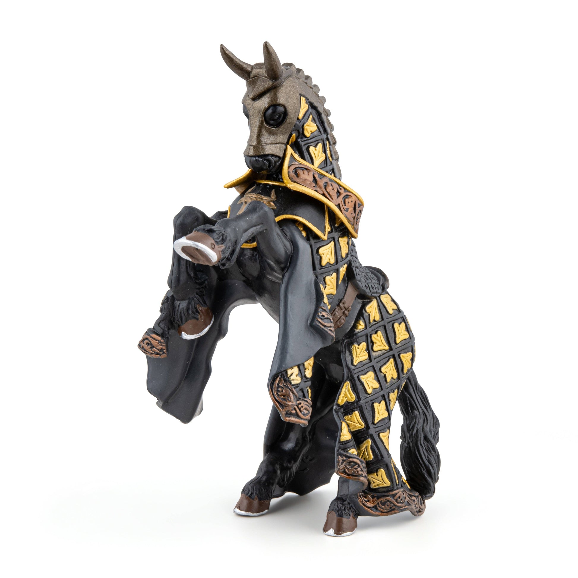 Villem Horse figurine of the Master-at-Arms, crest: bull Papo