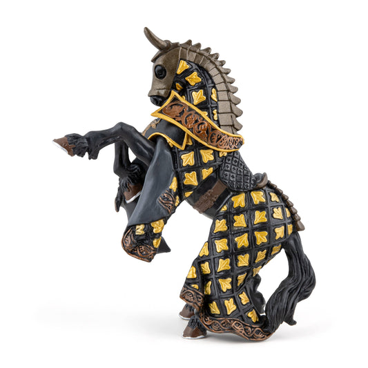 Villem Horse figurine of the Master-at-Arms, crest: bull Papo